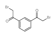 2-bromo-1-[3-(2-bromoacetyl)phenyl]ethanone结构式
