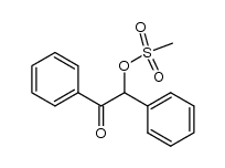 2-oxo-1,2-diphenylethylmethanesulfonate结构式