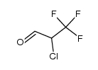 3,3,3-trifluoro-2-chloropropionaldehyde结构式