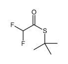 S-tert-butyl 2,2-difluoroethanethioate结构式