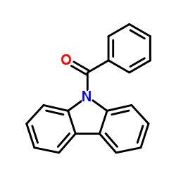 9-苯甲酰咔唑结构式