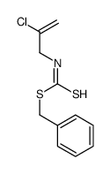 benzyl N-(2-chloroprop-2-enyl)carbamodithioate结构式