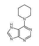 6-哌啶嘌呤结构式