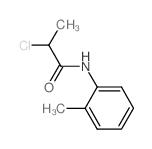 2-CHLORO-N-(O-TOLYL)PROPANAMIDE结构式