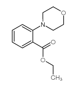 2-吗啉-4-苯甲酸乙酯结构式