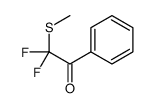 Ethanone, 2,2-difluoro-2-(methylthio)-1-phenyl- (9CI)结构式
