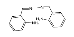 bis-(2-amino-benzylidene)-hydrazine结构式