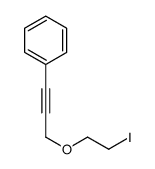 3-(2-iodoethoxy)prop-1-ynylbenzene结构式