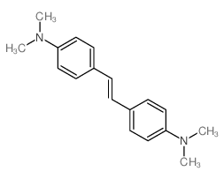 Benzenamine,4,4'-(1,2-ethenediyl)bis[N,N-dimethyl-结构式