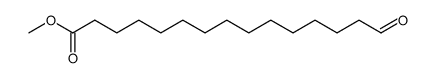 15-oxo-pentadecanoic acid methyl ester结构式