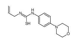 1-烯丙基-3-(4-吗啉苯基)硫脲结构式