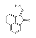 (2Z)-2-hydrazinylideneacenaphthen-1-one结构式