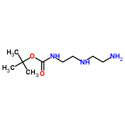 N1-Boc-2,2'-亚氨基二乙胺结构式