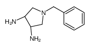 (S,s)-n-苄基-3,4-反式-二氨基吡咯烷结构式