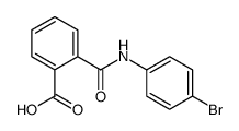 2-[(4-溴苯胺)羰基]苯甲酸结构式