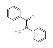 N-甲基-N-苯基苯甲酰胺结构式
