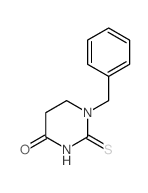 1-benzyl-2-sulfanylidene-1,3-diazinan-4-one结构式