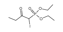 diethyl (1-iodo-2-oxobutyl)phosphonate结构式