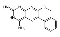 7-methoxy-6-phenylpteridine-2,4-diamine结构式