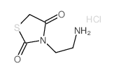3-(2-氨基乙基)-噻唑烷-2,4-二酮盐酸盐结构式