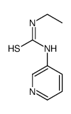 1-ethyl-3-pyridin-3-ylthiourea结构式
