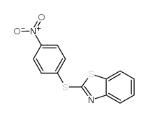 2-[(4-nitrophenyl)thio]benzothiazole结构式
