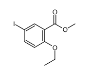 2-乙氧基-5-碘苯甲酸甲酯结构式