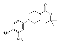 2-氨基-5-(4-Boc-1-哌嗪)苯胺结构式