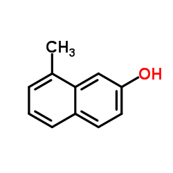 8-Methyl-2-naphthol结构式