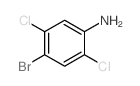 4-溴-2,5-二氯苯甲胺结构式