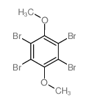 1,2,4,5-tetrabromo-3,6-dimethoxybenzene结构式