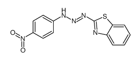 N-(1,3-benzothiazol-2-yldiazenyl)-4-nitroaniline结构式