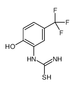 [2-hydroxy-5-(trifluoromethyl)phenyl]thiourea结构式