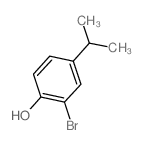 2-BROMO-4-ISOPROPYLPHENOL结构式