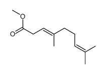 methyl 4,8-dimethylnona-3,7-dienoate结构式