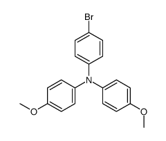 4-溴-4',4'-二甲氧基三苯胺结构式