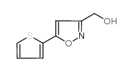 (5-(2-噻吩基)异噁唑)甲醇结构式