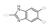 5,6-二氯苯并咪唑-2-硫醇结构式