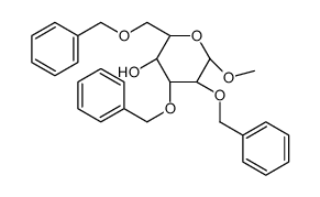 Methyl 2,3,6-tri-O-benzyl-&alpha;-D-glucopyranoside结构式