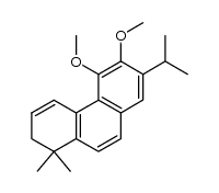 7-isopropyl-5,6-dimethoxy-1,1-dimethyl-1,2-dihydrophenanthrene结构式