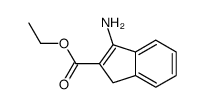 (9ci)-3-氨基-1H-茚-2-羧酸乙酯结构式