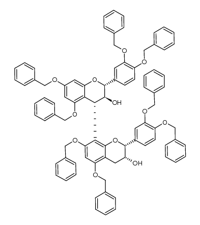 procyanidin B4 octabenzyl ether结构式