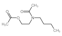 Acetamide,N-[2-(acetyloxy)ethyl]-N-butyl-结构式