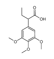 (R/s)-2-(3,4,5-三甲氧基苯基)丁酸结构式
