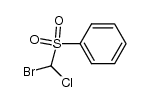 p-Tolyl-chlorbrommethyl-sulfon结构式