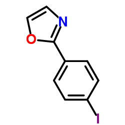 2-(4-碘苯基)-噁唑结构式