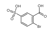 2-bromo-5-sulfo-benzoic acid结构式