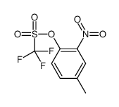 (4-methyl-2-nitrophenyl) trifluoromethanesulfonate结构式