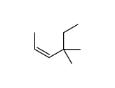 trans-4,4-Dimethyl-2-hexene结构式