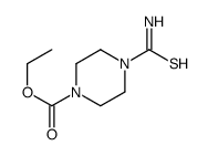1-Piperazinecarboxylic acid,4-(aminothioxomethyl)-,ethyl ester结构式